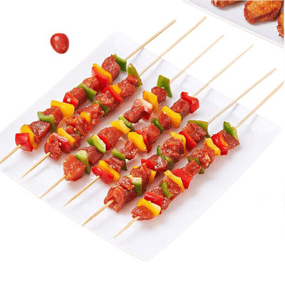 Breite 2,5 Bambusgrillsticks leicht zu reinigen Bambusgrillsticks