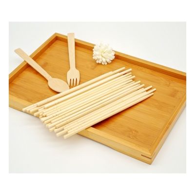 Runde Essstäbchen Umweltschonend Einwegbamboo Umweltschonend mit umweltfreundlichem Logo und umweltfreundlicher Form