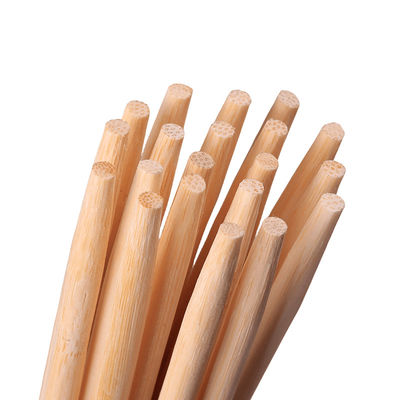 Runde Essstäbchen Umweltschonend Einwegbamboo Umweltschonend mit umweltfreundlichem Logo und umweltfreundlicher Form