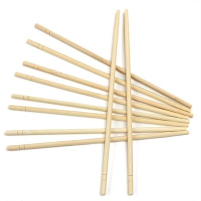 Runde Essstäbchen Umweltschonend Einwegbamboo Umweltschonend mit umweltfreundlichem Logo und umweltfreundlicher Form