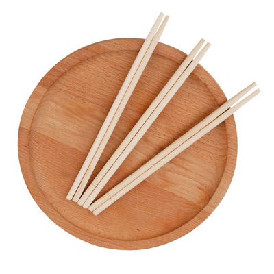 Haus/Restaurant/Hotel Vollverpackte 100% natürliche runde Stäbe Einweg-Bambus-Stäbchen Flatware-Typ-Stäbchen