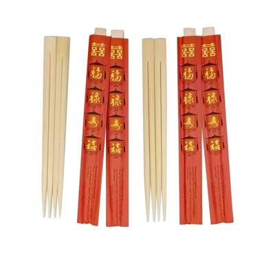 Anpassbares Logo Akzeptabel Natürlicher Umweltschutz Einweg-Bamboo-Stichstücke Doppelstücke Anpassbar