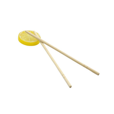 Einweg-Natur-Bamboo-Stoffel-Sticks, benutzerdefiniertes Verpackungspapier