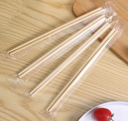 Natürliche Runde Einweg-Stichsticks aus Bambus mit OPP-Paket für Haushalts-/Restaurants-/Hotellerzeugnisse