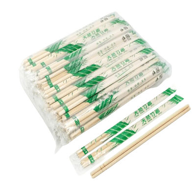 OPP Verpackung Bambus Runde Einweg-Stick Custom Naturfarbe Material Typ 100% natürliches Moso Bambus