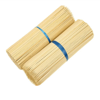 Natürliche Farbe Bambusspitzen Bambus-Röststäbchen zum Campen und Kochen im Freien