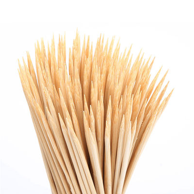 Einweg-Bambusstäbchen für Barbecue ohne Stick