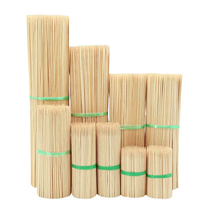Biologisch abbaubare Bamboo-Skewers Barbecue-Skewersticks mit glatter Oberfläche