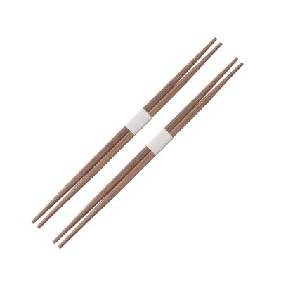 Carbonized Bamboo Wooden Chopsticks Disposable Individually Wrapped Sustainable Natural Custom Logo for Travel