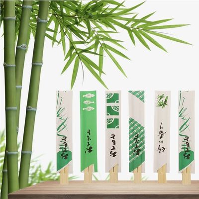 Bamboo Twin Chopsticks 100% natürliche Farbe Einweg-Japanische Sushi mit poliertem Finish