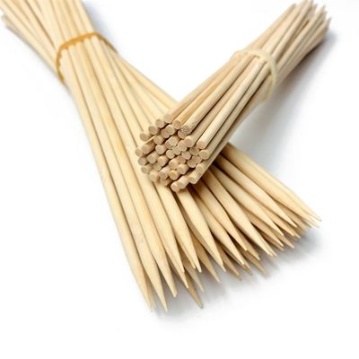 Fabrikdirekte, natürliche, hochwertige Steak-Einweg-BBQ-Spieße aus Bambus in verschiedenen Größen