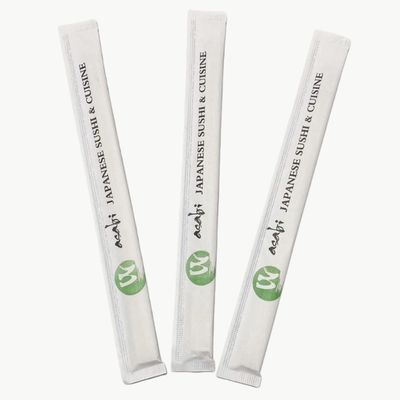 Umweltschonende 21cm&23cm Großhandel Bambus Holz Stäbchen kundenspezifische Einweg Bambus Stäbchen Bambus Zwillingsstäbchen