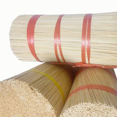 China Bamboo Stick Factory Supply Hochwertige 1,3 Runde Agarbatti Bamboo Sticks für Weihrauch Sticks Weihrauch 8 Zoll, 9 Zoll, 12 Zoll